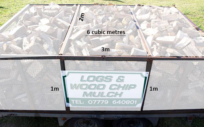 Premium logs 6 cubic metres